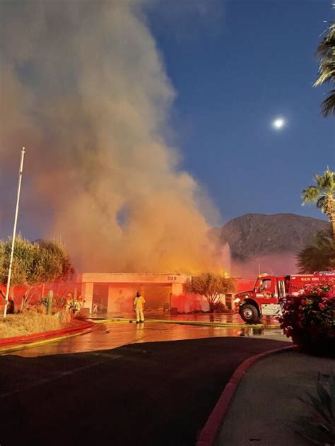 Fire breaks out at Borrego Springs country club